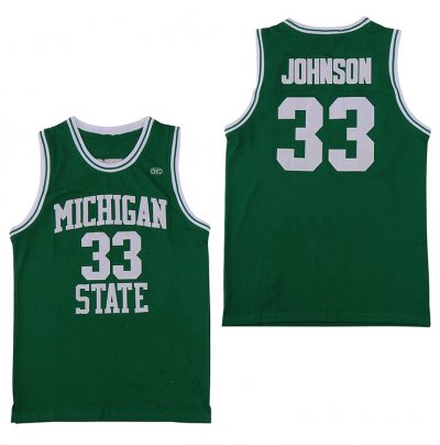 Men Magic Johnson Michigan State Spartans #33 Nike NCAA 1979 Green Authentic College Stitched Basketball Jersey NC50I64BW